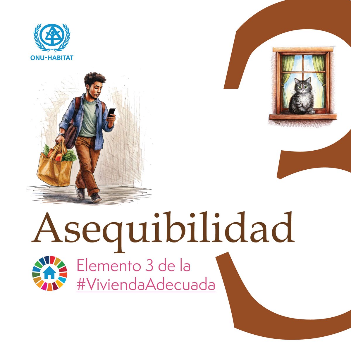onuhabitat's tweet photo. El costo de la vivienda no debe poner en riesgo el disfrute de otros satisfactores básicos, es decir, la asequibilidad significa destinar menos del 30% del ingreso familiar en gastos asociados.🏡 Conoce los 7 elementos de la #ViviendaAdecuada en https://t.co/bIult9yV0A https://t.co/inf0bvoqb2