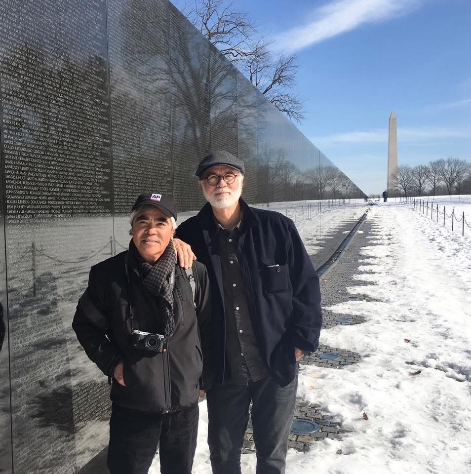 David Hume Kennerly (@kennerly) on Twitter photo 10 yrs ago today <a href="/nickut/">Nick Ut</a> and I at Vietnam Veterans Memorial. We are the last two surviving Pulitzer photo winners from the VN War. <a href="/AP/">The Associated Press</a> <a href="/PulitzerPrizes/">The Pulitzer Prizes</a> <a href="/WorldPressPhoto/">World Press Photo</a> <a href="/DavidMFriend1/">David Friend</a> <a href="/mikebarnicle/">Mike Barnicle</a> <a href="/KerryKennedyRFK/">Kerry Kennedy</a> <a href="/CCP_UArizona/">CCP</a> <a href="/ccwhip/">Chris Whipple</a> <a href="/davidb383/">david burnett</a> <a href="/gtconway3d/">George Conway 👊🇺🇸🔥</a> <a href="/SykesCharlie/">Charlie Sykes</a> <a href="/kasie/">Kasie Hunt</a> 10 yrs ago today <a href="/nickut/">Nick Ut</a> and I at Vietnam Veterans Memorial. We are the last two surviving Pulitzer photo winners from the VN War. <a href="/AP/">The Associated Press</a> <a href="/PulitzerPrizes/">The Pulitzer Prizes</a> <a href="/WorldPressPhoto/">World Press Photo</a> <a href="/DavidMFriend1/">David Friend</a> <a href="/mikebarnicle/">Mike Barnicle</a> <a href="/KerryKennedyRFK/">Kerry Kennedy</a> <a href="/CCP_UArizona/">CCP</a> <a href="/ccwhip/">Chris Whipple</a> <a href="/davidb383/">david burnett</a> <a href="/gtconway3d/">George Conway 👊🇺🇸🔥</a> <a href="/SykesCharlie/">Charlie Sykes</a> <a href="/kasie/">Kasie Hunt</a>