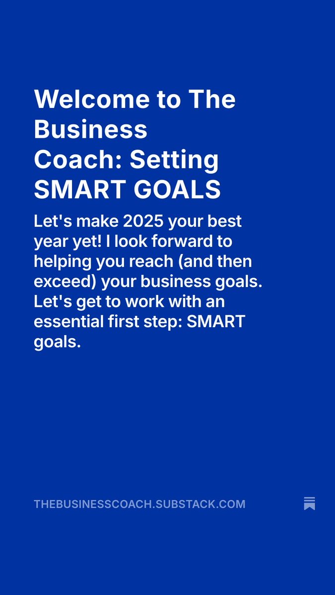 ThBusinessCoach's tweet photo. Welcome to The Business Coach: Newsletter. Setting SMART GOALS https://t.co/JZqMU4LTFP https://t.co/AGTXDF6ouM