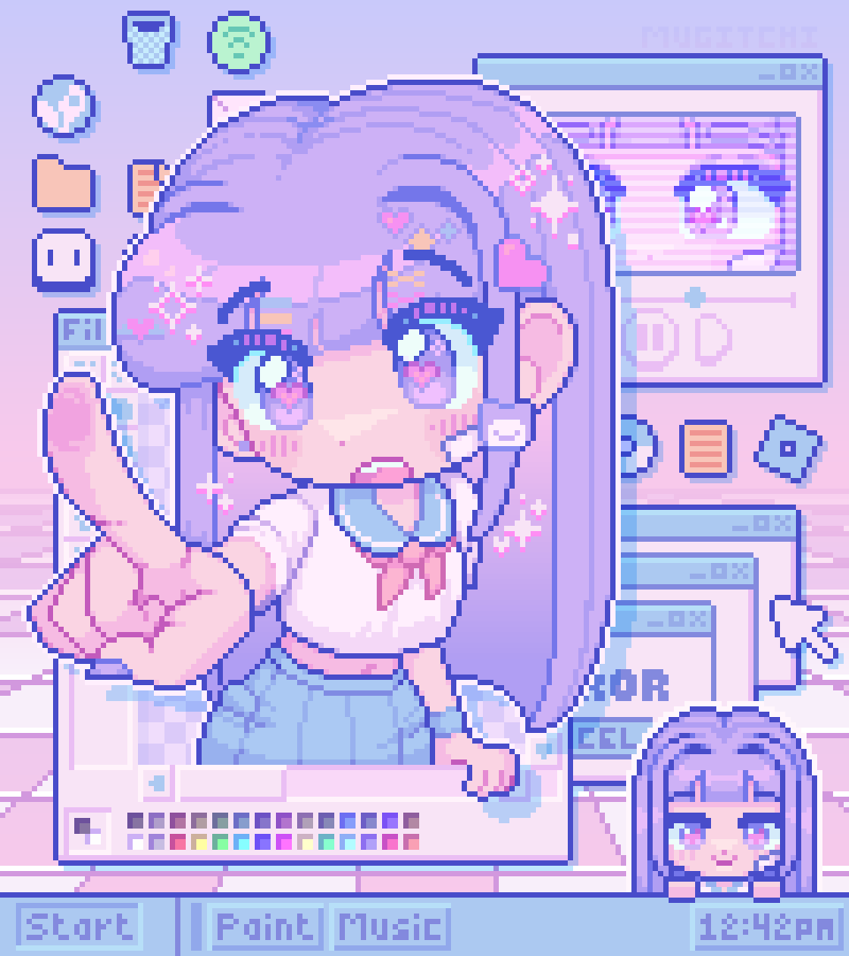 mugitchi's tweet photo. Boop~ ✨ https://t.co/AMmHfecdZE