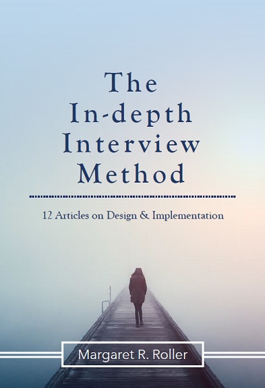 MargaretRoller's tweet photo. "The In-depth Interview Method: 12 Articles on Design &amp; Implementation" - One of several compilations for the student, the teacher, &amp; the researcher who is interested in a quality approach to designing &amp; conducting in-depth interviews. https://t.co/SI4tmKX0UI #qualitative #TQF https://t.co/Nge757AvEk