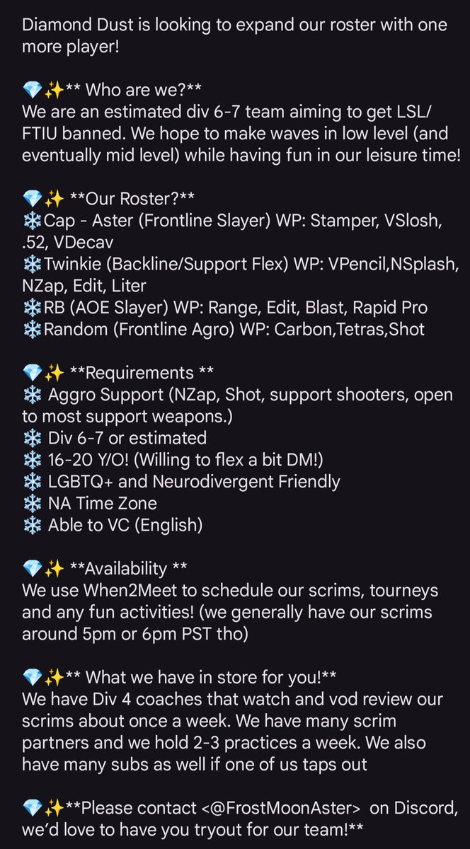 ✨💎Diamond Dust💎✨ tweet media