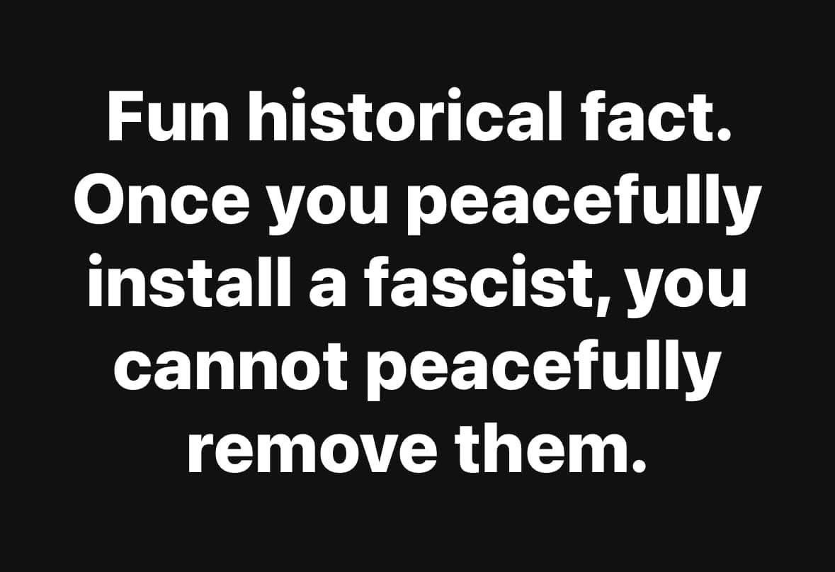 Two years from now, I want you to remember that I said this:

There will not be free or fair elections again in America. We elected a dictator, backed by the most corrupt political party in history, and we’re no longer a democracy.

Things won’t get better— only steadily worse.