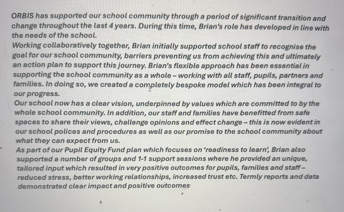 Looking for help with #behaviour ? Concrete results with a focus on reducing disruption and readiness for learning ? Here is what one school felt about our partnership 
#readytolearn #school #behaviour