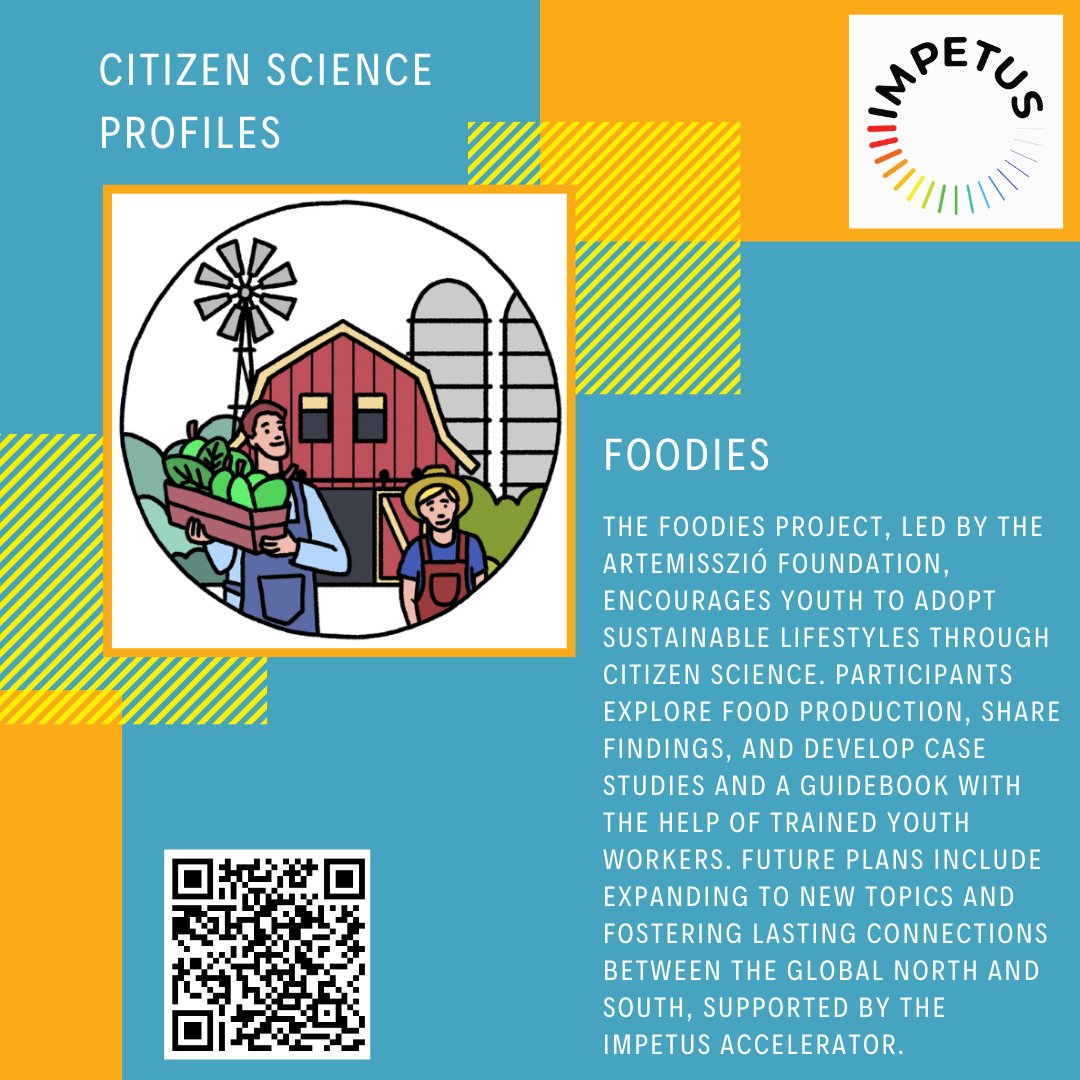 impetus4cs's tweet image. #CitizenScience Profile

The Foodies project was part of our 2024 #IMPETUS4CS Accelerator Programme, helping young people commit to sustainable lifestyles and learn where their food comes from!

learn more: impetus4cs.eu/young-people-f…

#food #sustainablelifestyles