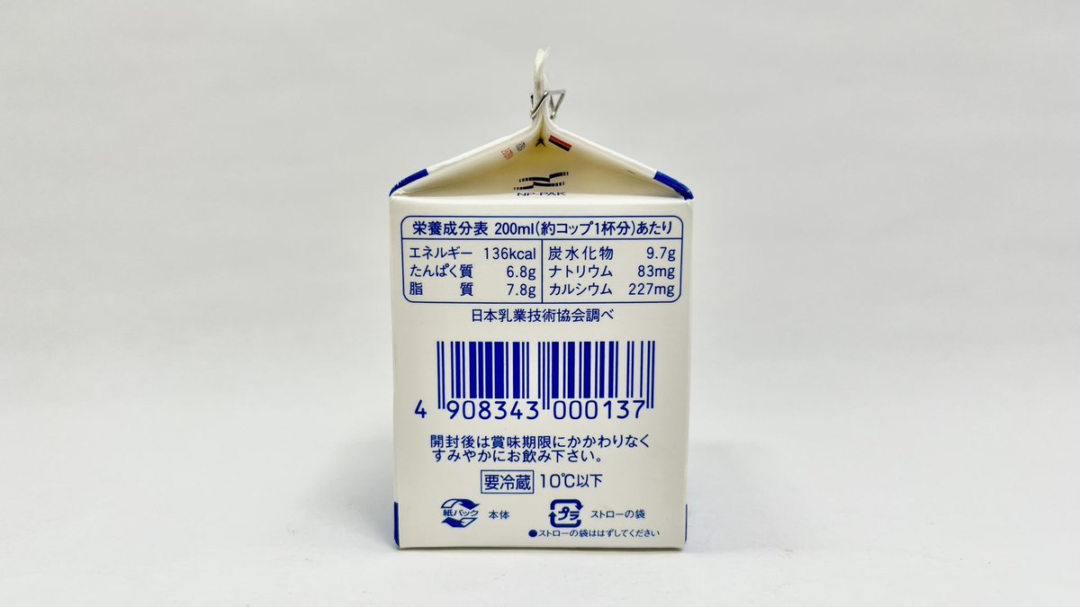 八千代牛乳には200mlパックも存在しますが、現状学校給食専用となって