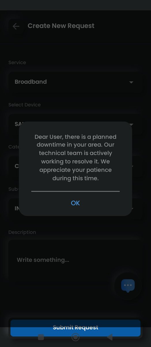 saurabhj93's tweet photo. @GTPLHathwayLtd my internet is not working since morning today and the service app doesn't let me create request. No service support!!! #WorkFromHome https://t.co/hukPk0KqnP