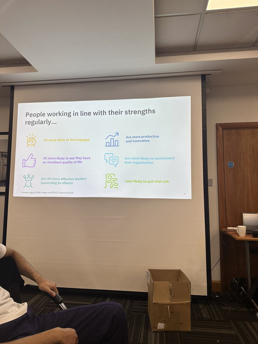 Significance of harnessing strengths, link on how staff are feeling &amp; service delivery