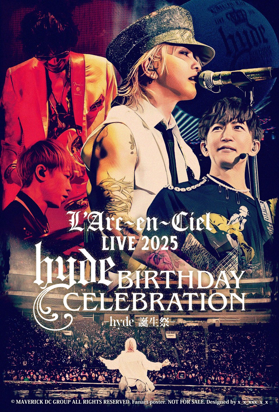 L'Arc-en-Ciel hyde誕生祭　リボンキャップ　帽子 リボンキャップ - L'Arc-en-Ciel Official Goods Store