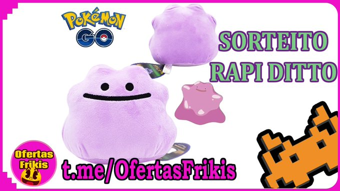 ofertas_frikis's tweet photo. 👾NUEVO SORTEO OFERTAS FRIKIS👾

 RT + FOLLOW para ganar el peluche de Ditto

Ganador a los 200RT

🍀🍀¡Muchísima suerte! 🍀🍀
  ||
🍎　             ||
　　||           🍇         ||
       🍉　　　         🍐
　　　　     ||
       ||　       🍎
     🍒
https://t.co/y5z6JjmGA9 https://t.co/RUbg4YGAbe