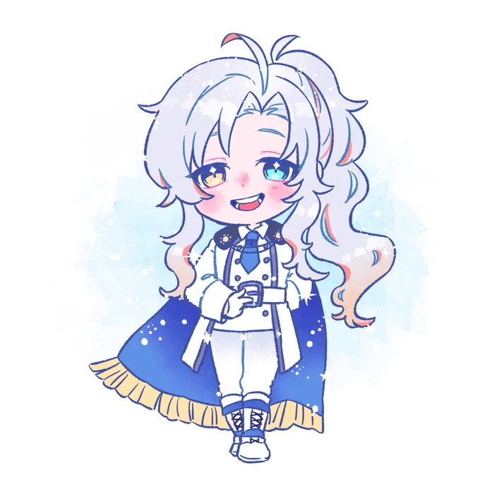 友達( )のとこのうちの子を描かせてもらいましたステキなキャラデザで描くのがとっても楽しかったよ～!ご依頼ありがとう 