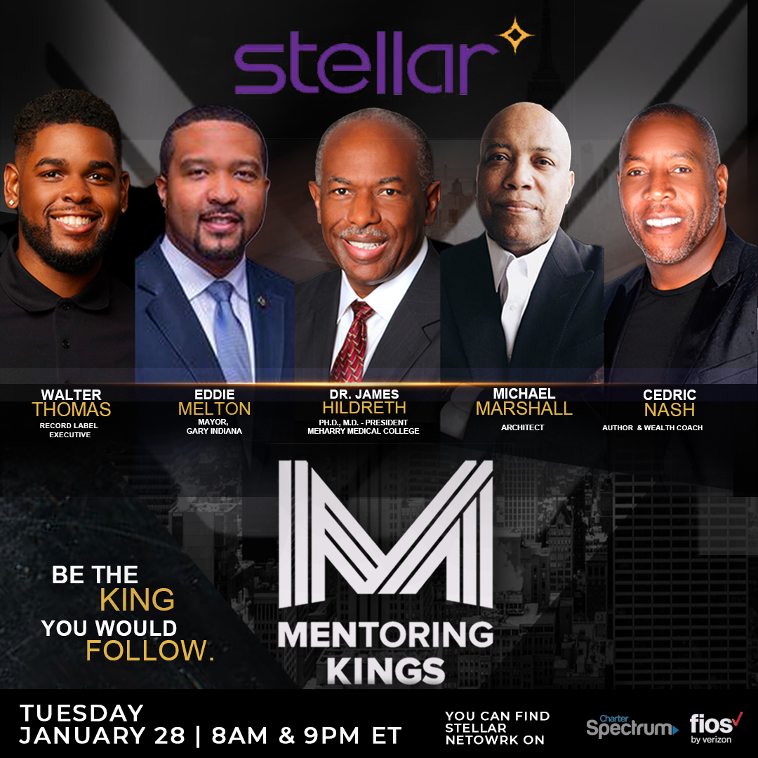 In search of an extraordinary, brilliant, and magnetic group of Black men? Your quest concludes right here! Join us on <a href="/StellarTVnet/">Stellar Network</a> for a new episode of <a href="/MentoringKing/">Mentoring King</a>. Visit mentoringking.com for more information. #mentoringkings