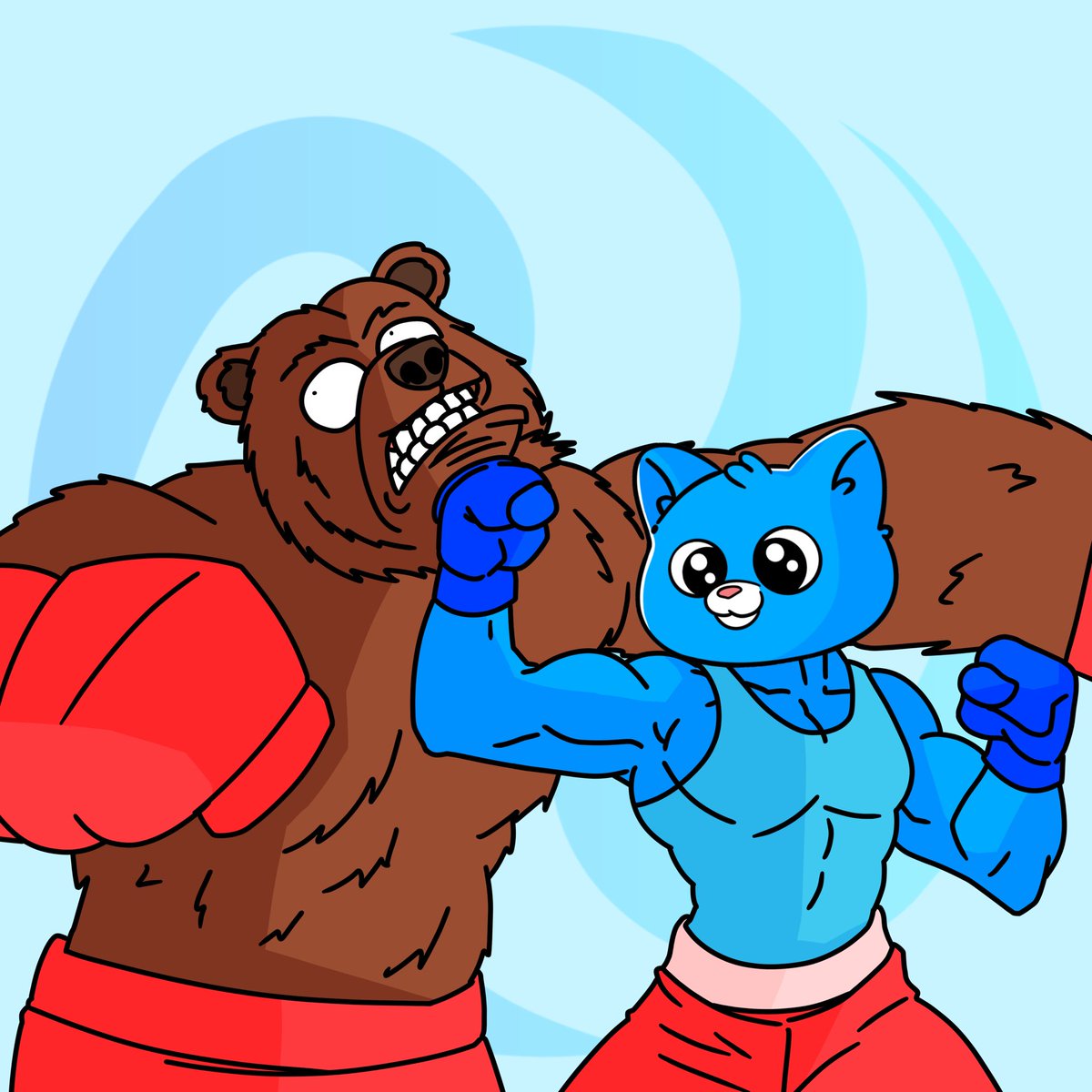 kiraoninjective's tweet photo. Bears at the door again? I’ll serve knockouts for breakfast!! $KIRA $INJ https://t.co/sTA52sYWwC