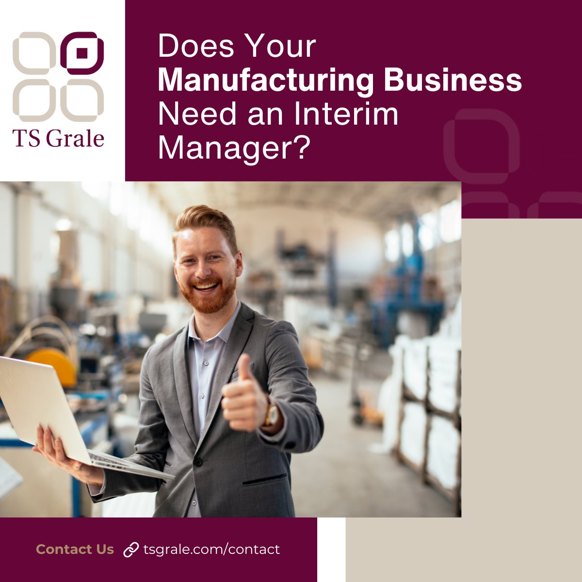 TsGrale's tweet photo. Struggling with losses, bottlenecks, or big changes like system integration? 

Interim managers can help restructure and implement cost-saving measures. Let's chat! Link in comments. 

#ExecutiveSearch #Transformation #UKManufacturing https://t.co/x1IyT3ISK6