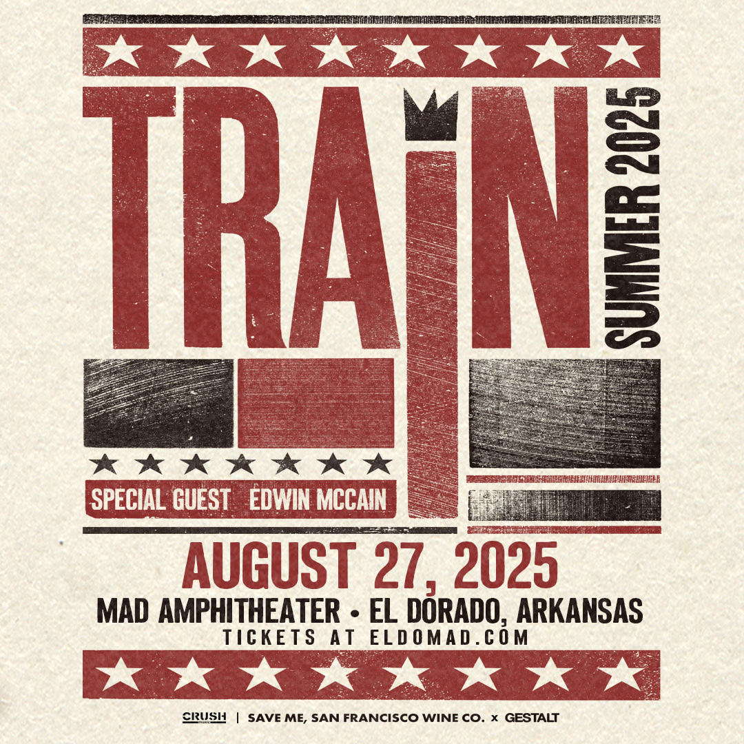 Start warming up! <a href="/train/">train</a> is making their way to the MAD Amp on Aug 27 with Edwin McCain 🎤🎶🎸

Tickets on sale this week! 🎟️ ($45 - $150)
MAD Members: Jan 30 @ 10am, w/ promo code.
Public: Jan 31 @ 10am, no promo code needed.

bit.ly/40MFloJ
