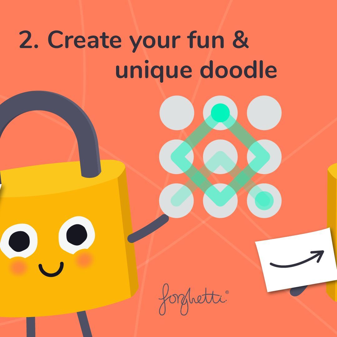 ForghettiApp's tweet photo. To create a secure password, follow these steps:

1. Install forghetti software.
2. Design a personalised and entertaining sketch.
3. Never worry about remembering your passwords again.

#forghetti #password manager #password #passwords #cyber safe #cybersecurity #password https://t.co/cysawBJFeT