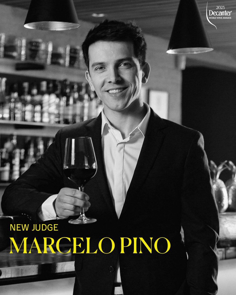 New judge alert! 🚨 We are delighted to welcome Marcelo Pino to DWWA 2025! A passionate Chilean sommelier, Pino has been twice named at the best sommelier in Chile, earned the second best in America and ranked 25th in the world! 

👉 decanter-awards.visitlink.me/j4RAbl