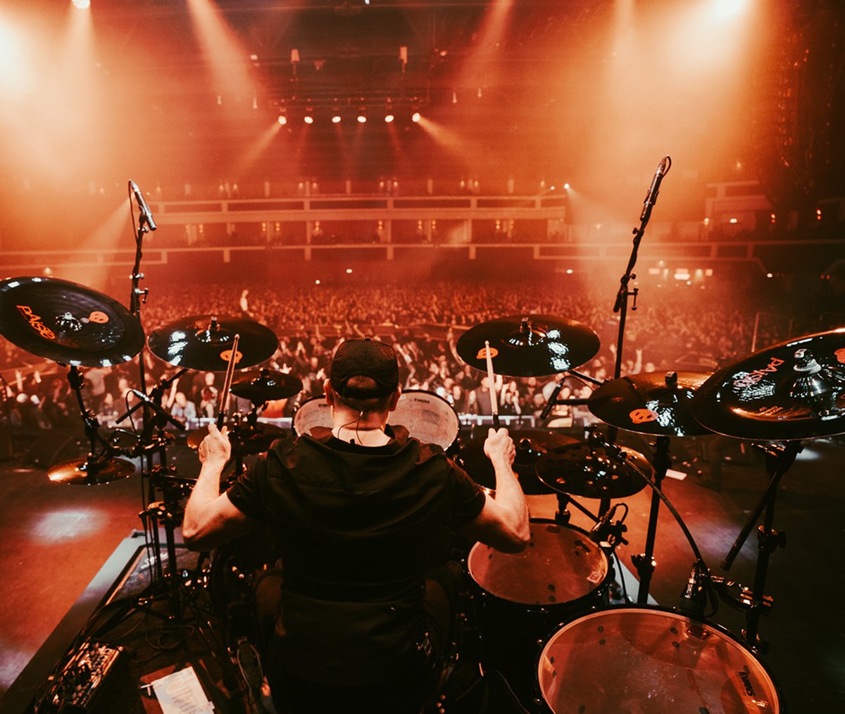PaisteNation's tweet photo. Paiste Artist Jason Bowld is currently on tour in Europe with Bullet for My Valentine.

Here is his brand new cymbal setup.

Check out Jason's Artist Profile:
▶ https://t.co/Khd2B5t5dR

@bfmvofficial #paiste #paistecymbals #cymbals #bulletformyvalentine #bfmv #jasonbowld https://t.co/aCJLQ5mdpu