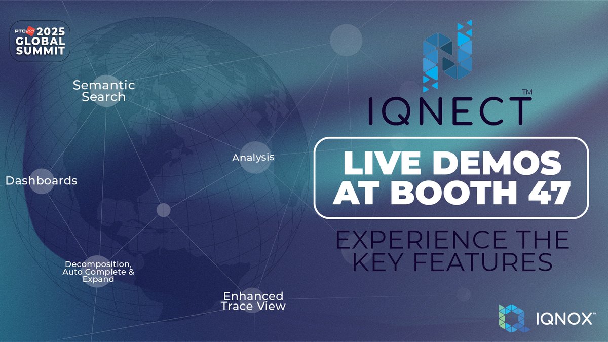 IQNOXLLC's tweet photo. See how IQNECT integrates with Codebeamer to boost productivity! 

Stop by Booth 47  at the PTC/User Global Summit to meet our team and experience live demos in action. 

#IQNECT #PTC #IQNOX https://t.co/Iv1sFDC0Lq