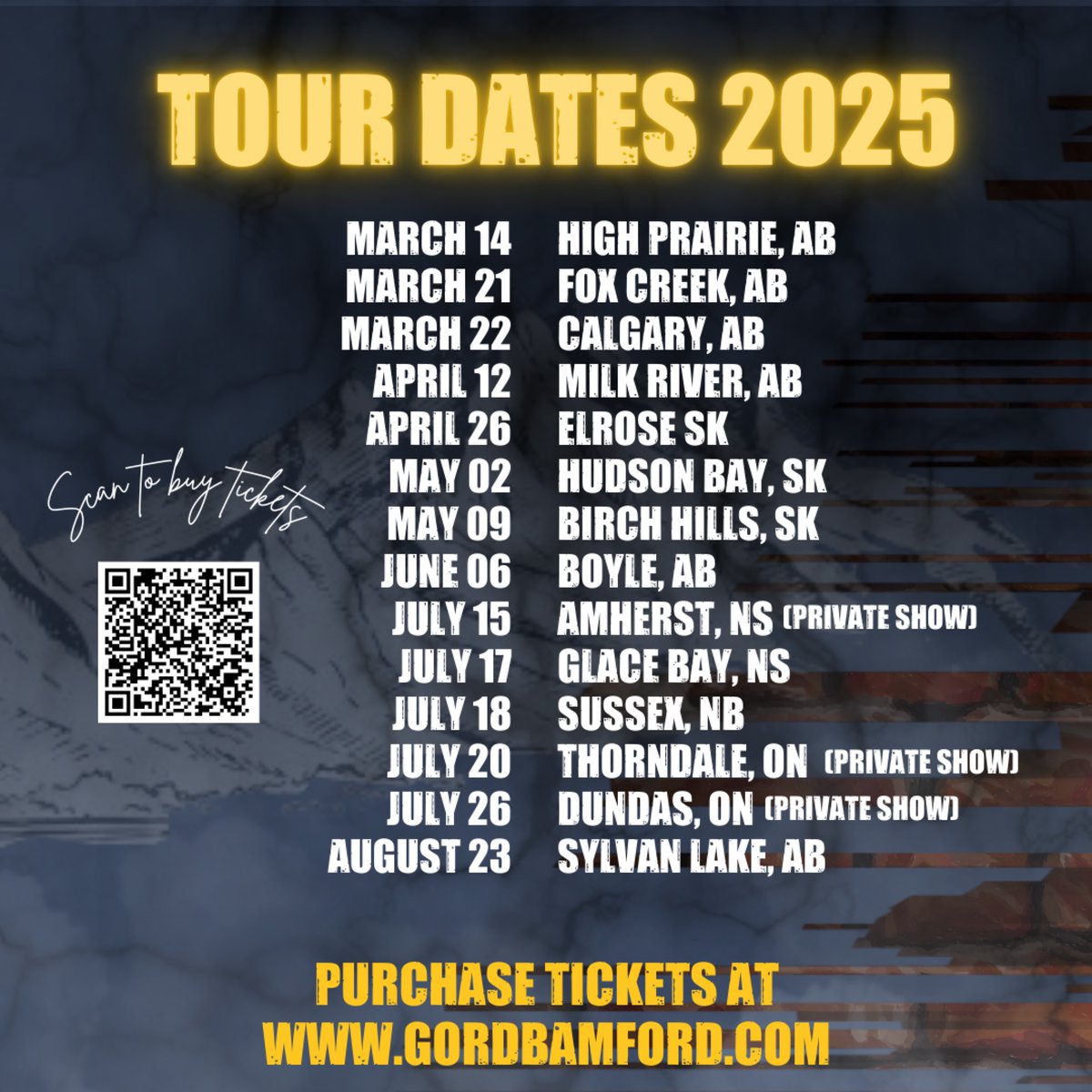 gordbamford's tweet image. 🔥 25TH ANNIVERSARY CELEBRATION TOUR DATES (PART 1) 🔥
25 years of stories, 25 years of songs, and one epic celebration 🙌🏻 I’m so excited to get back on the road to tour coast to coast and have some fun!! 🎸
check out gordbamford.com for tickets to to request a show!