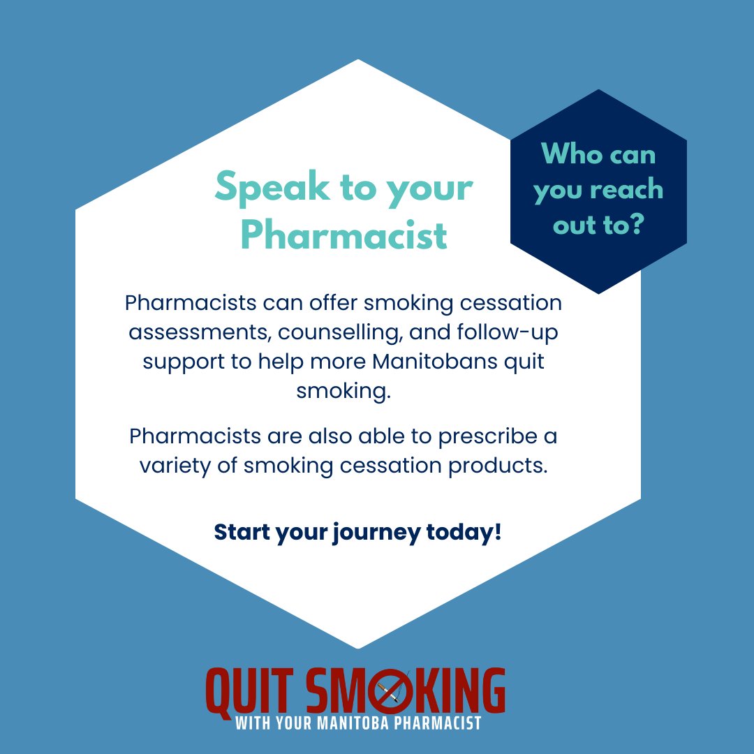 Quit Smoking With Your Manitoba Pharmacist tweet media