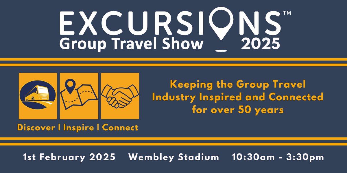 Excursionsshow's tweet image. Travelling to this year's Excursions Show by car? There is complimentary #carparking for visitors to the show, but it is only available to those who have registered their vehicles in advance as the stadium has ANPR cameras installed
excursionsshow.com/visitorparking… 

#excursions2025
