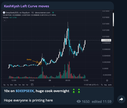 Quick 10x cook shared in the tg yesterday 👨🏻‍🍳

1.5M -> 15M 

Friendly reminder that if you didn't join my tg you're missing on the real alpha

I'm always posting on tg before I do on twitter

Join or you'll miss the next one 👇🏻