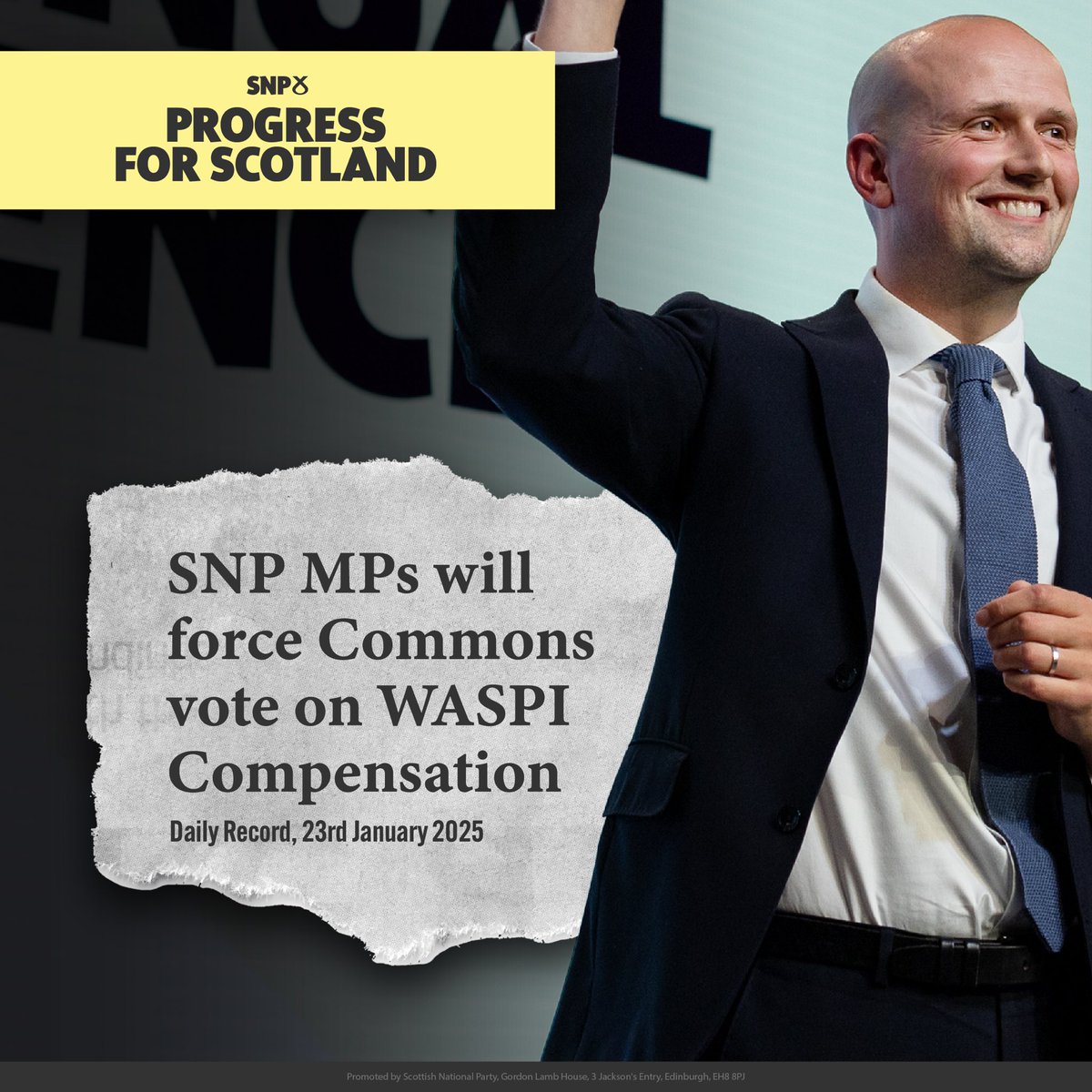 The SNP tweet media