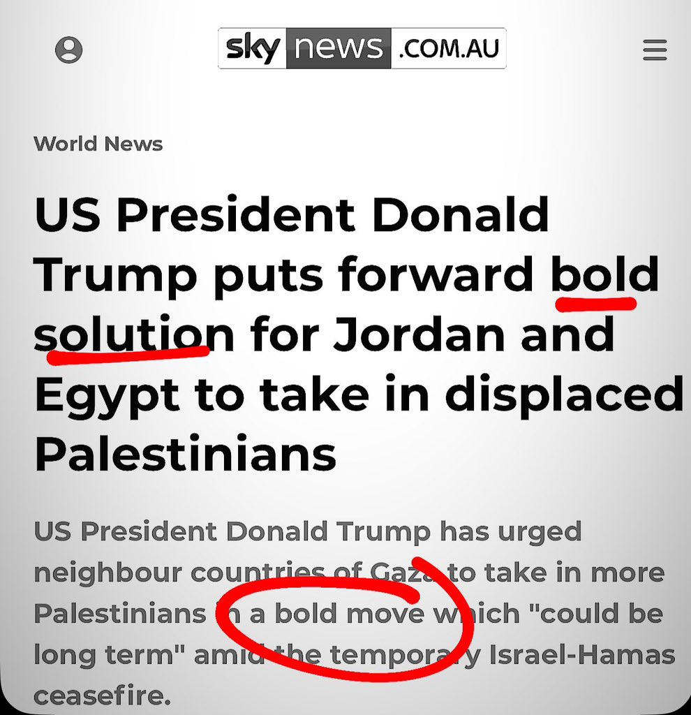 Ethnic cleansing is a bold move in the new newspeak