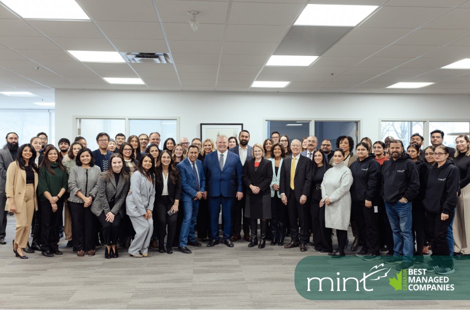Thank you Premier <a href="/fordnation/">Doug Ford</a> for your visit to Mint last week to celebrate the launch of our 100th molecule in Canada and our contributions to Ontario’s growing life sciences sector. 🇨🇦