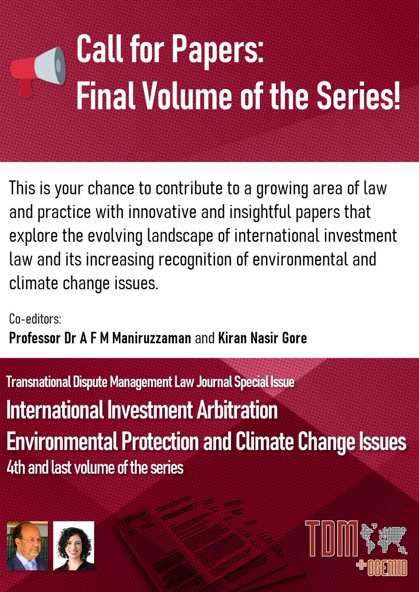 OGEL and TDM Law Journals / @ogeltdm.bsky.social tweet media