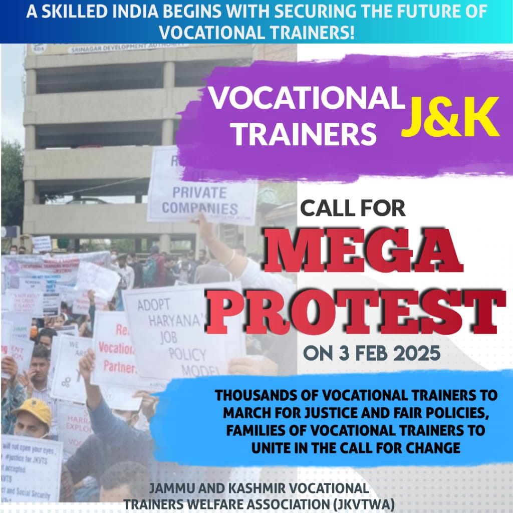 Iam_UserX's tweet image. CC: @CM_JnK , @OfficeOfLGJandK , @sakinaitoo , @JKSamagra , @JKVTWA , @JK_GoVC , @ShahFay67820600 , @JKPSCLecturers , @narendramodi , @MSDESkillIndia , @nvassociatio , @ravishndtv , @ndtv , @GulistanNewsTV , @MIB_India , @EduMinOfIndia 

#JusticeForVocationalTrainers 
#JobPolicy
