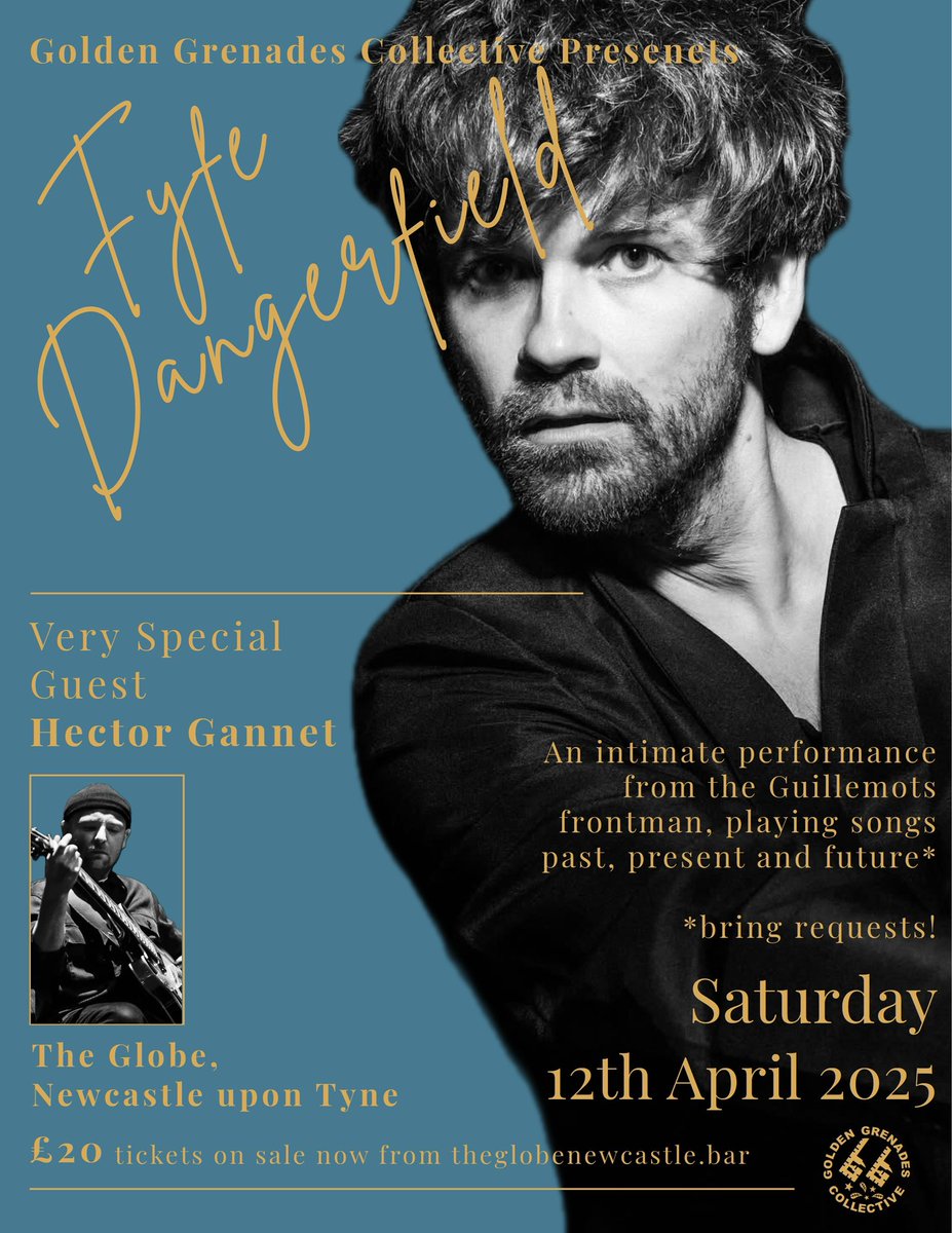 Fyfe Dangerfield (@fyfedangerfield) on Twitter photo Newcastle show 12.04.25!!
Organised by my friend <a href="/YoloBirder/">YOLOBirder</a> of the <a href="/GoldenGrenadesC/">Golden Grenades Collective</a> .. <a href="/HectorGannet/">Hector Gannet</a> playing too .. tickets in my tree of lynk xx Newcastle show 12.04.25!!
Organised by my friend <a href="/YoloBirder/">YOLOBirder</a> of the <a href="/GoldenGrenadesC/">Golden Grenades Collective</a> .. <a href="/HectorGannet/">Hector Gannet</a> playing too .. tickets in my tree of lynk xx