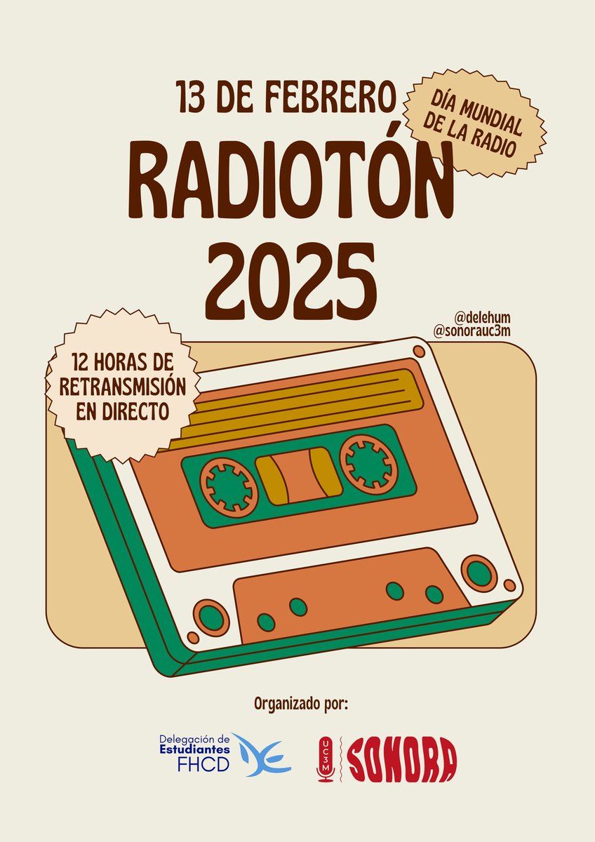 Delegación de Estudiantes FHCD UC3M tweet media