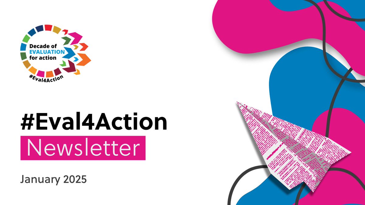 UNFPA Independent Evaluation Office (@unfpa_eval) on Twitter photo 🗞️Just in—first #Eval4Action newsletter of 2025!
Unveiling exciting #evaluation updates🌟
🔴Summit for the Future of Evaluation
🔴Deadline extended: Self-reporting on Youth in Evaluation standards
🔴Welcoming the newly elected <a href="/Eval_Youth/">EvalYouth Global Network</a> management
eval4action.org/post/eval4acti… 🗞️Just in—first #Eval4Action newsletter of 2025!
Unveiling exciting #evaluation updates🌟
🔴Summit for the Future of Evaluation
🔴Deadline extended: Self-reporting on Youth in Evaluation standards
🔴Welcoming the newly elected <a href="/Eval_Youth/">EvalYouth Global Network</a> management
eval4action.org/post/eval4acti…