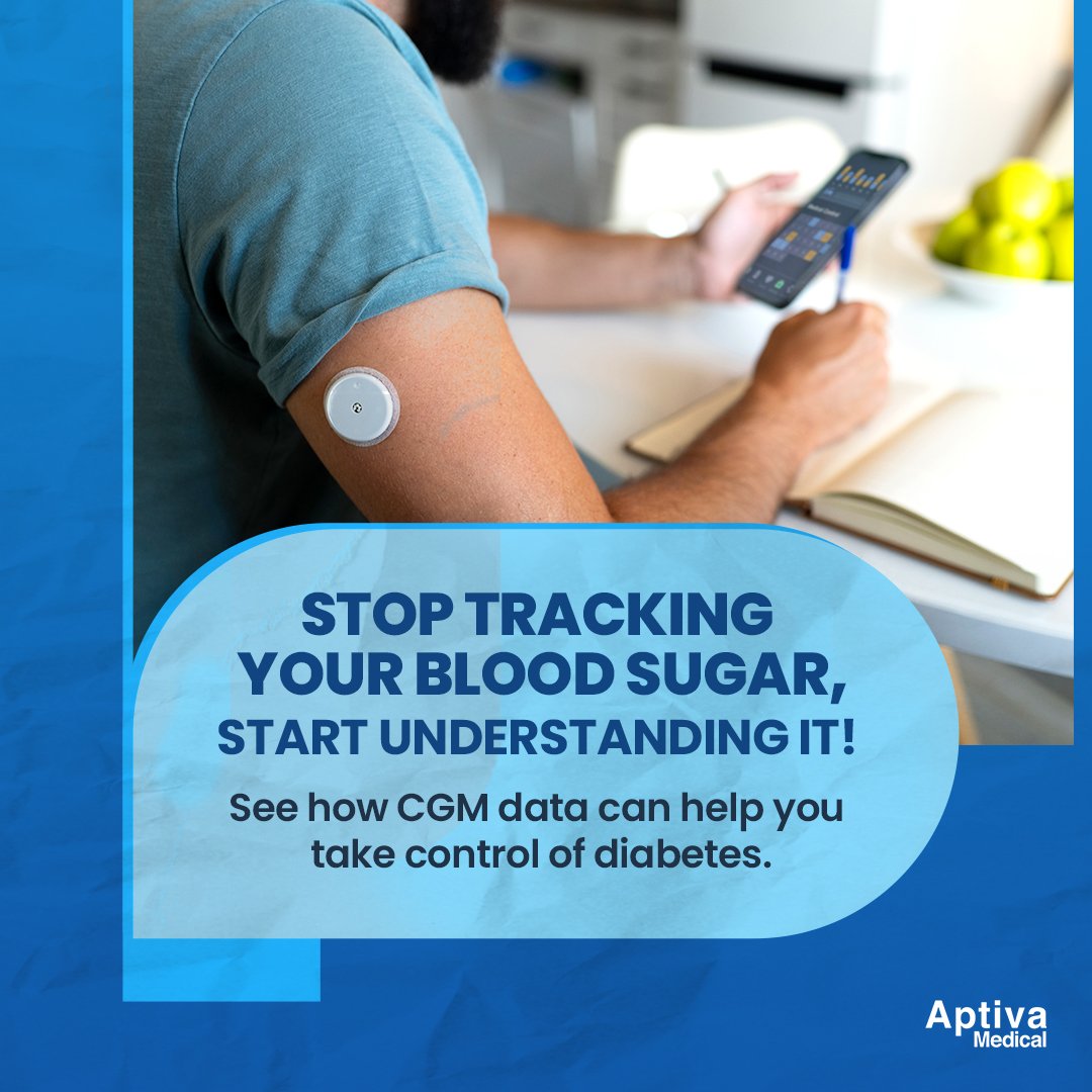 AptivaMedical's tweet image. Tired of guessing how your habits affect your glucose?

Learn how to get started!
aptivamedical.com/using-cgm-to-m…

#AptivaMedical #cgmtechnology