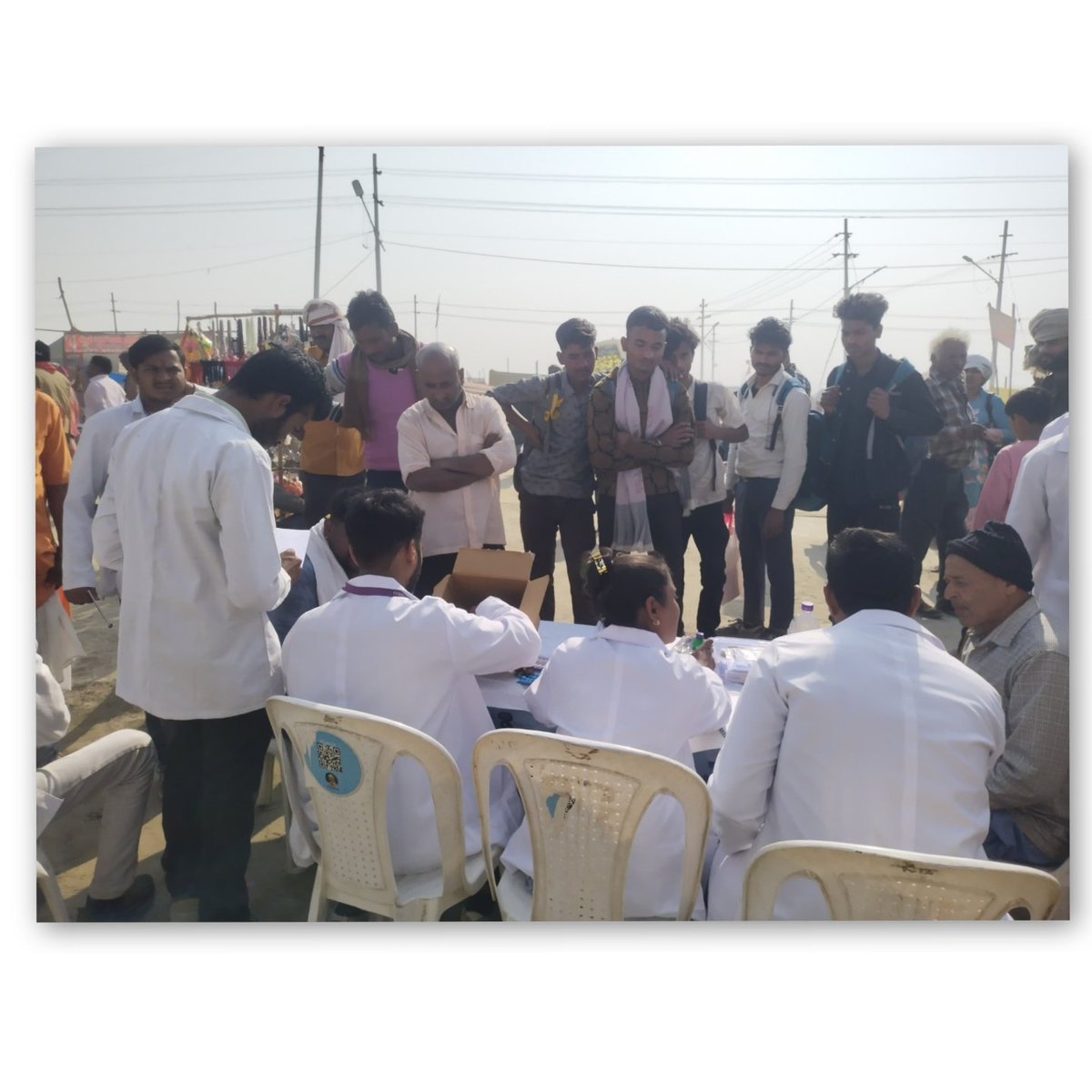 MeDeVisionOrg's tweet photo. "On Day 15 of Mahakumbh, MeDeVision Kashi Prant, in collaboration with the incredible team from PharmaVision, successfully organized a medical camp. Together, we provided treatment and care to more then 450 patients, ensuring their health and well-being. 
#mahakumbh #medevision https://t.co/X2QgmqxL2j