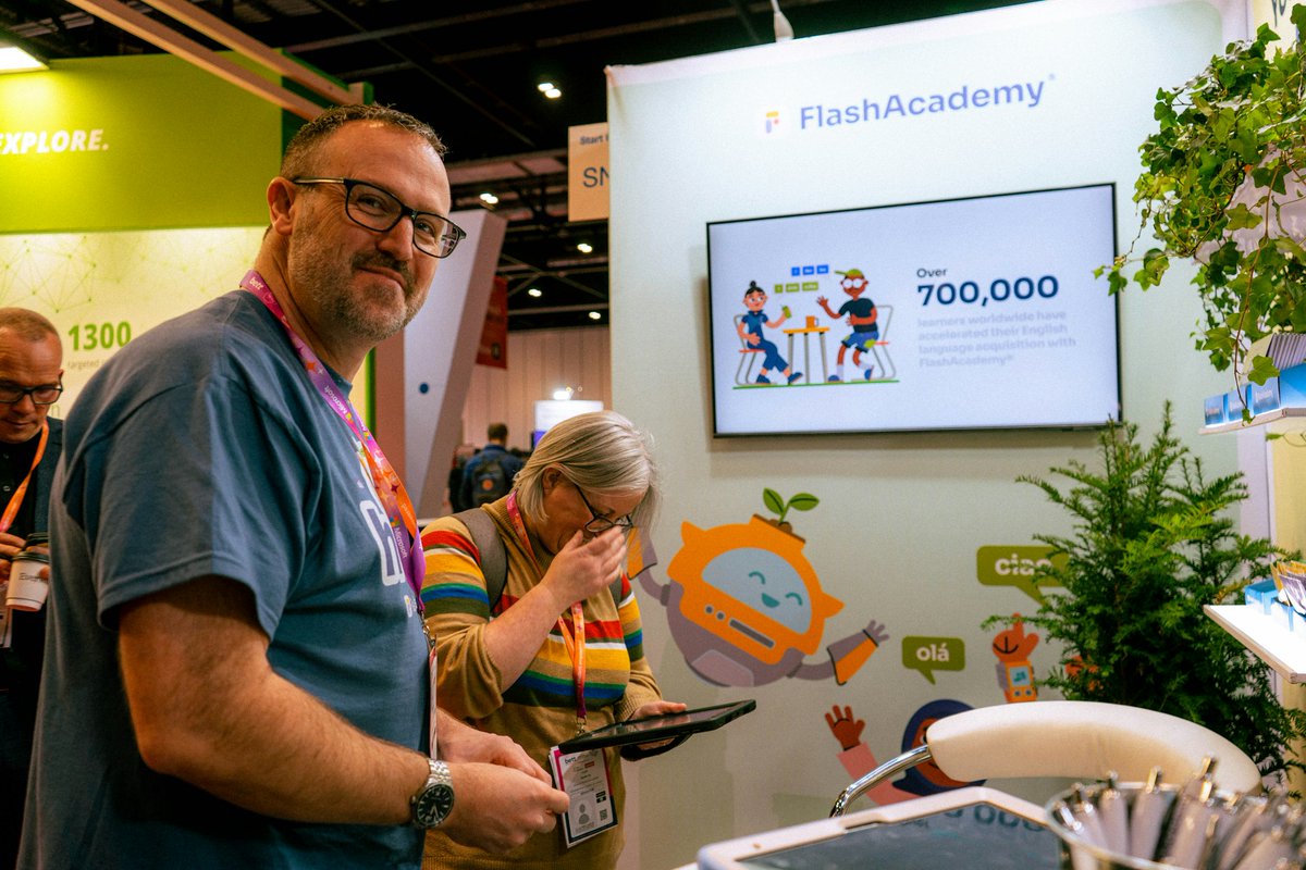 FlashAcademy_HQ's tweet photo. What an amazing week at Bett UK! 🎉
The team had such a great time meeting so many passionate educators and new faces 🙌
#EAL #ESOL #BettUK #EdTech #FlashAcademy https://t.co/toXrhG50bJ