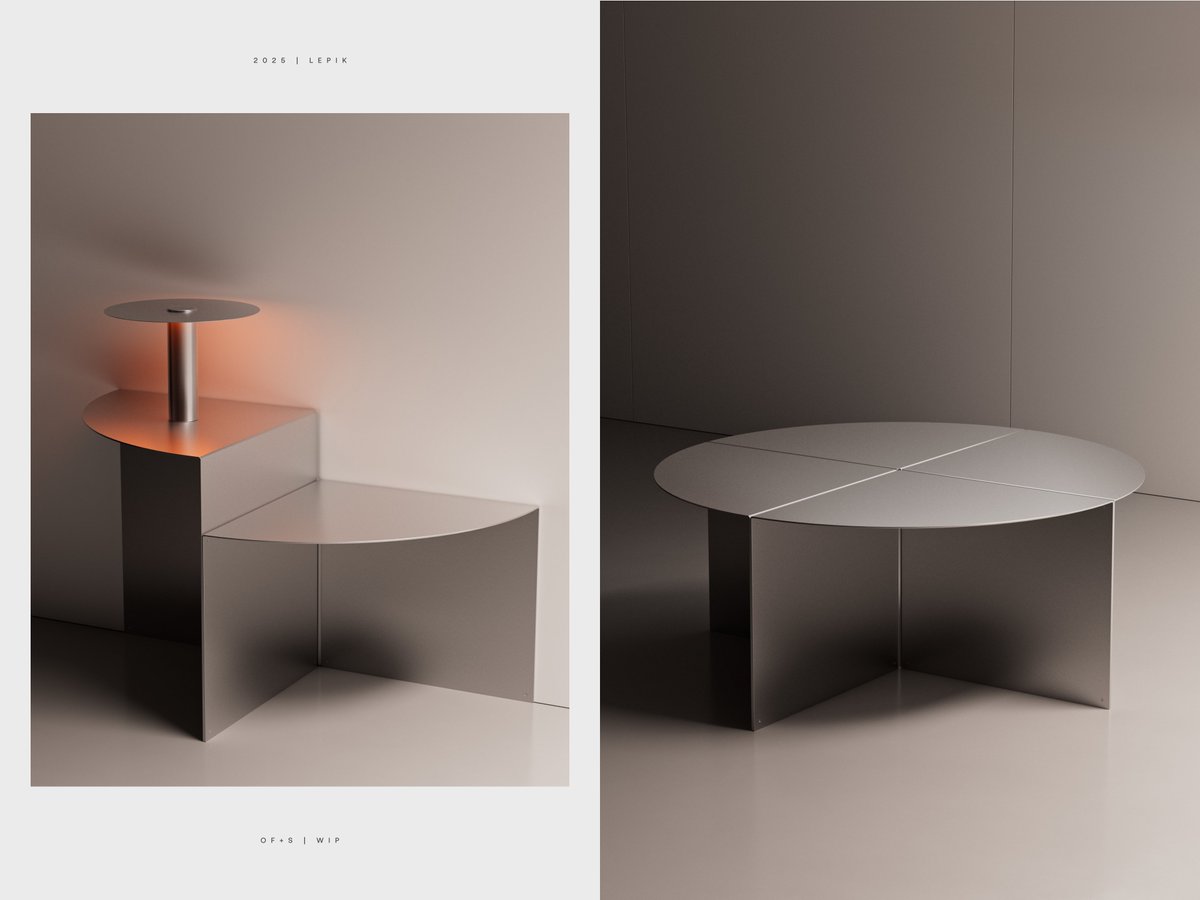 🟠 Working on a modular coffee table design for the studio