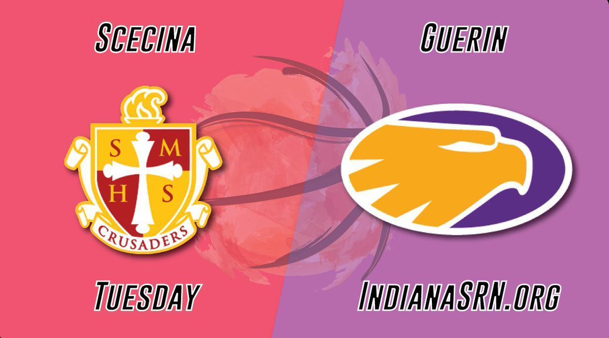 It's #GAMEDAY! 🏀
Scecina Crusaders 🆚️ Guerin Catholic Golden Eagles
⏰️ Coverage begins 7:20p ET
📺 Watch LIVE for FREE on IndianaSRN.org <a href="/ihsaatv/">Champions Network</a>
<a href="/smhsathletics/">Scecina Athletics</a> <a href="/ScecinaBBB/">Scecina Boy’s Basketball</a> <a href="/GCHS_Athletics/">Guerin Catholic Athletics</a> <a href="/Guerinhoops/">GuerinCatholicBball</a>