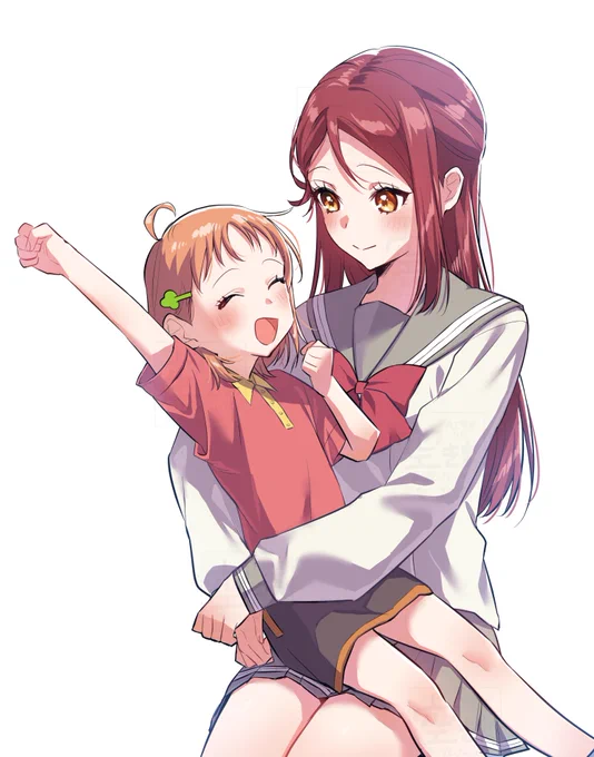 梨子+ちっちゃい千歌