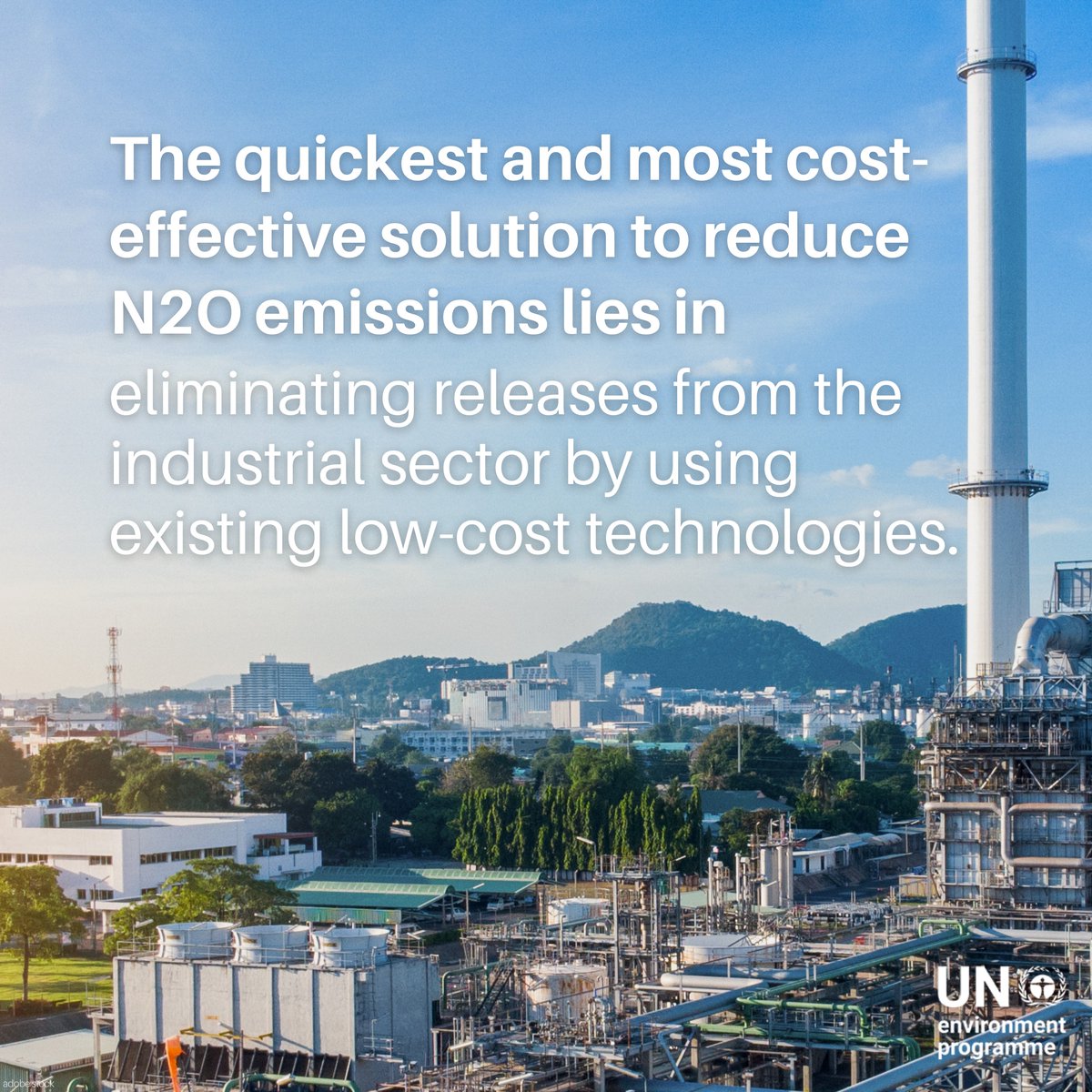 UNEP's tweet photo. A common byproduct of agriculture, nitrous oxide (N2O) has been responsible for around 10% of global warming since the industrial revolution.

Experts are now calling for countries to rein in emissions of this often-overlooked greenhouse gas.

@FAOclimate @CCACoalition