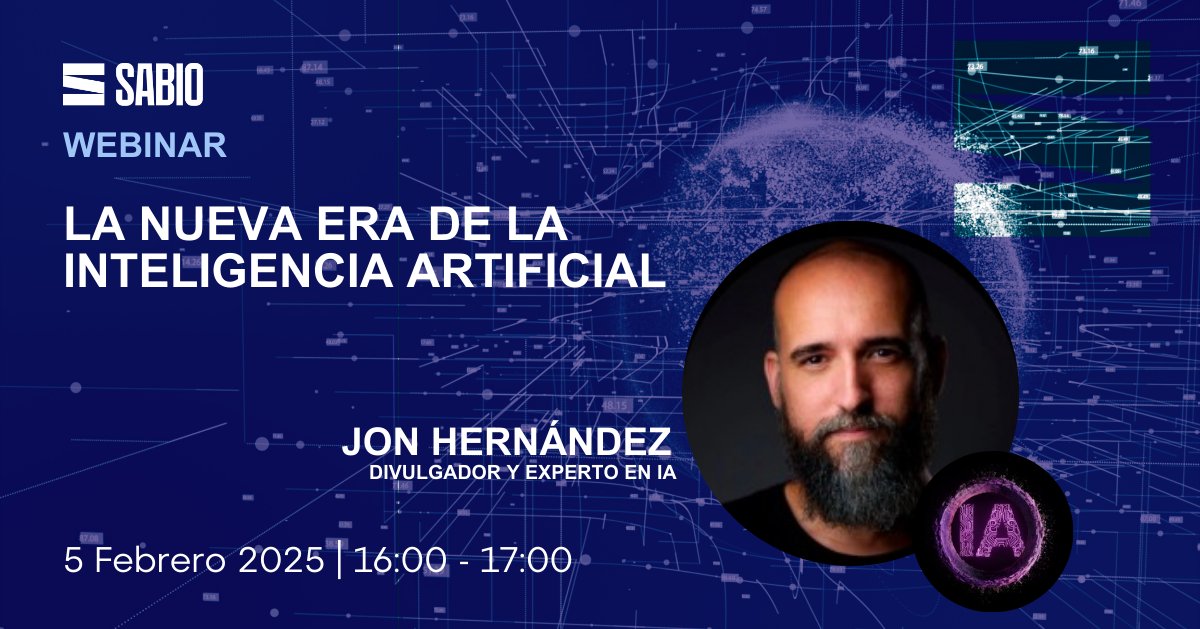 🤖 ¿Es DeepSeek la solución de #AI para #CX? ¡Descubre en nuestro próximo #webinar si su entrada supondrá una revolución para la industria!

🗓️ Miércoles, 5 de febrero.
⏲️ 16 h.
▶️ Con <a href="/JonhernandezIA/">Jon Hernandez</a>, María Paredes, Daniel Gil, y Adolfo Martín Navarro.
💻 go.sabiogroup.com/Transformacion…