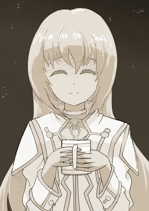 今日の練習終わりました#テイルズ #コレット #コーヒー 