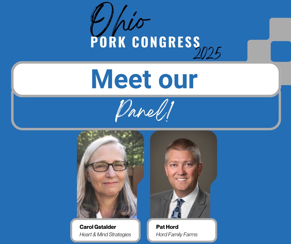 Join these two leaders in exploring effective ways to communicate your sustainability story in a way that resonates with our value chain stakeholders. 

Register today at ohioporkcongress.org #OHPork