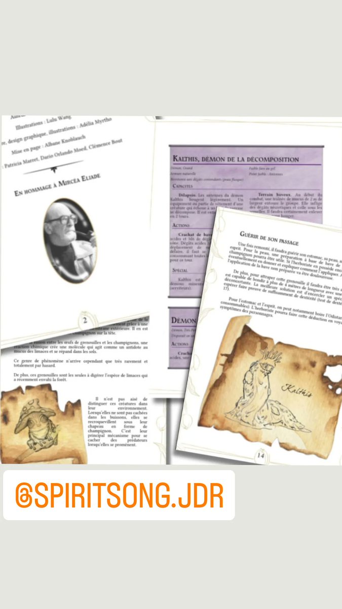 Actualités de Janvier : la mise en page de La Forêt de Myrcéliade avance !
#jdr #ttrpg #dnd