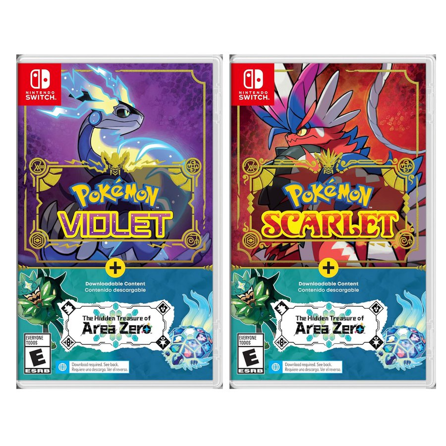 Pokemon Violet and Scarlet +The Hidden Treasure of Area Zero DLC