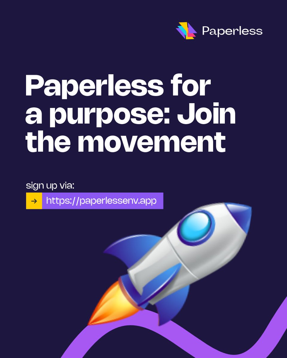 Paperless tweet media
