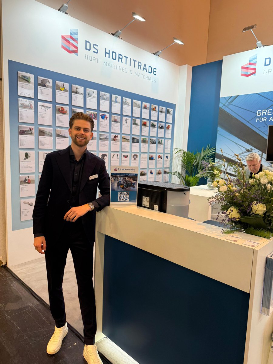 We’re excited to kick off Day 1! Don’t miss the opportunity to visit us at IPM ESSEN Stand 3E25, Hall 3. 🌱
Sem van der Weerd is here to provide insights, answer your questions, and guide you towards efficient and sustainable solutions for growing your horticultural business.