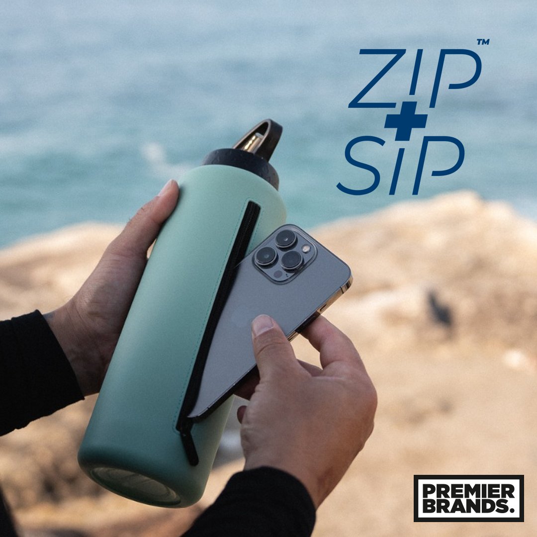 Whether you're hitting the gym, heading out for an adventure, or just tackling your daily routine, the Zip+Sip™ is the ultimate companion to keep you refreshed and organised.

The 720ml bottle is crafted with premium, food grade materials which are BPA free and Dishwasher Sa ...